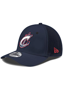 New Era Columbus Clippers Mens Navy Blue C Anchor Logo GCP 39THIRTY Flex Hat