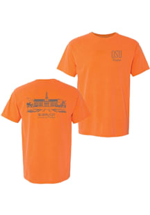 Summit Sportswear Oklahoma State Cowboys Womens Orange Alumni Short Sleeve T-Shirt