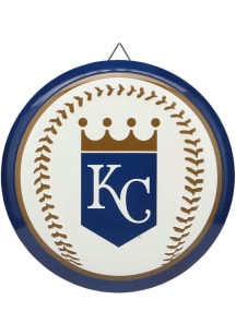 Kansas City Royals Round Baseball Metal Sign