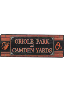 Baltimore Orioles Wood Wall Sign