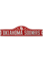Oklahoma Sooners Metal Street Sign