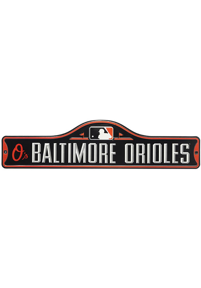 Baltimore Orioles Metal Street Sign