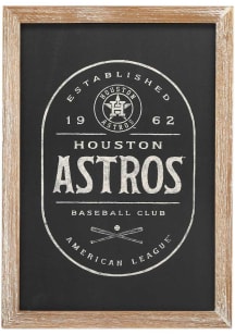 Houston Astros Club Framed Wood Wall Wall Art