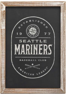 Seattle Mariners Club Framed Wood Wall Wall Art