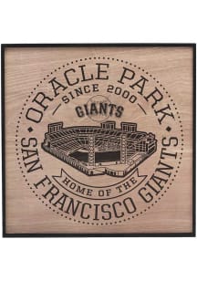San Francisco Giants Stadium Framed Wood Wall Wall Art