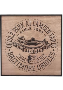Baltimore Orioles Stadium Framed Wood Wall Wall Art