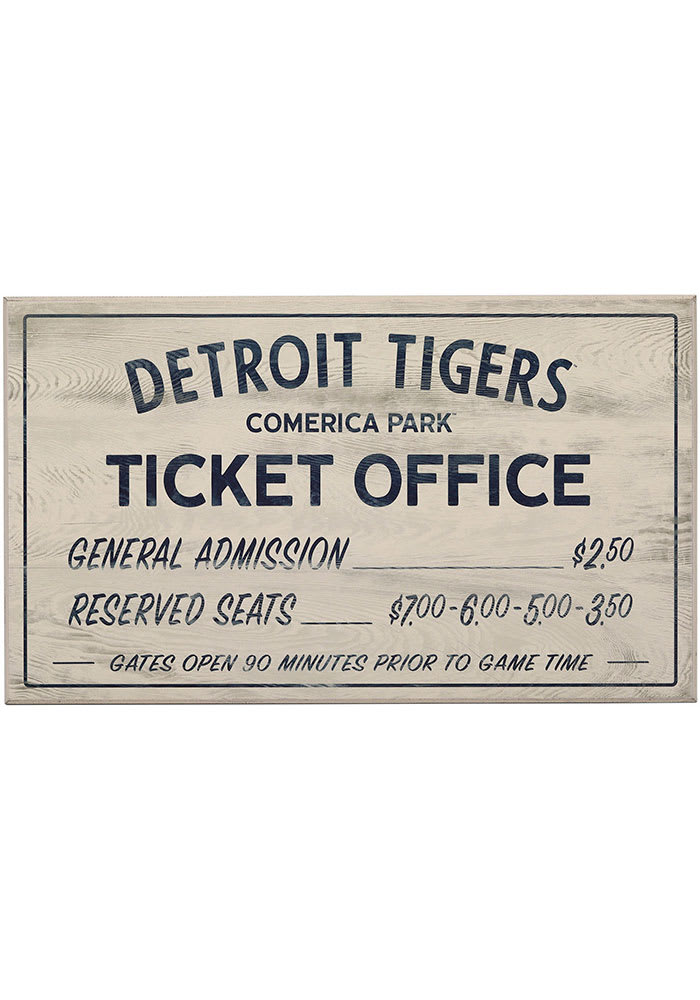 Detroit Tigers MDF Wood Wall Art