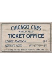 Chicago Cubs Vintage Ticket Office Wall Sign