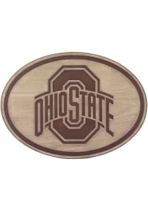 Ohio State Buckeyes Logo Wood Wall Sign