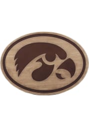 Iowa Hawkeyes Logo Wood Wall Sign
