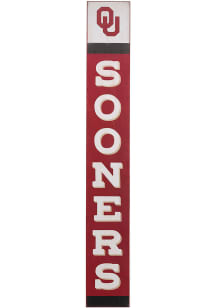 Oklahoma Sooners Vertical Wood Wall Sign