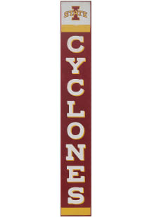 Iowa State Cyclones Vertical Wood Wall Sign