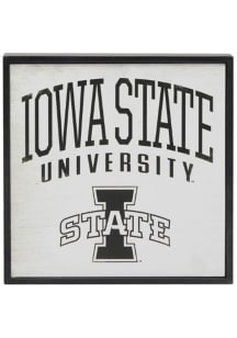 Iowa State Cyclones Deep Wood Block Sign