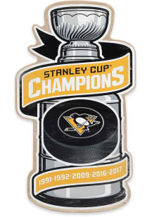 Pittsburgh Penguins Stanley Cup Wood Sign