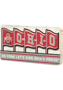 Ohio State Buckeyes Red Flag Magnet