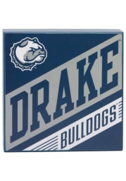 Drake Bulldogs Wood Block Sign