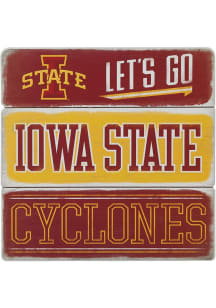 Iowa State Cyclones Planked Sign