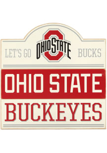 Ohio State Buckeyes Planked Sign