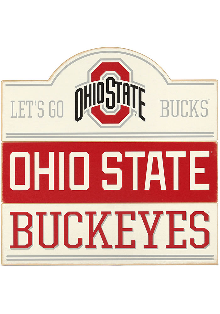 Ohio State Buckeyes Planked Sign
