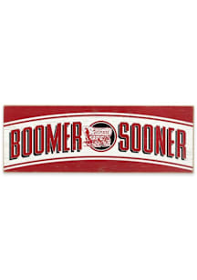 Oklahoma Sooners Tradition Wood Sign - Red