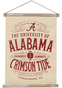Alabama Crimson Tide 18x24 Canvas Banner Sign