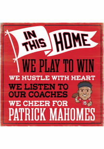 Patrick Mahomes Kansas City Chiefs In This Home Sign