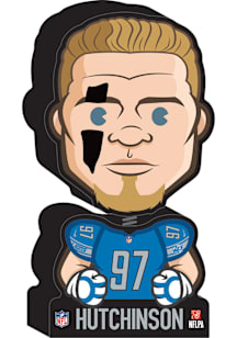 Detroit Lions Wood Blue Desk Accessory