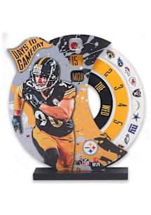 Pittsburgh Steelers Countdown Black Desk Accessory