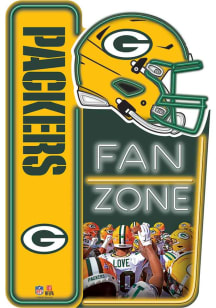 Green Bay Packers X-Metal Wall Design Style Sign - Green