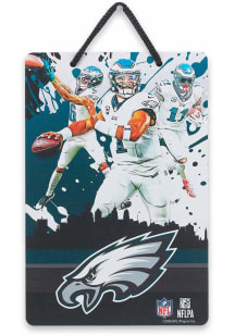 Philadelphia Eagles X-Metal Wall Design Sign - Midnight Green