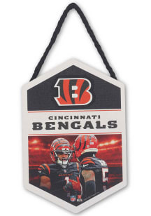 Ja'Marr Chase Cincinnati Bengals X-Metal Wall Sign - Black