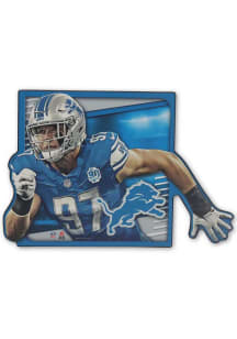 Aidan Hutchinson Detroit Lions Player in Motion Sign