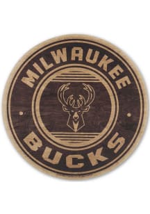 Milwaukee Bucks Burnt Magnet