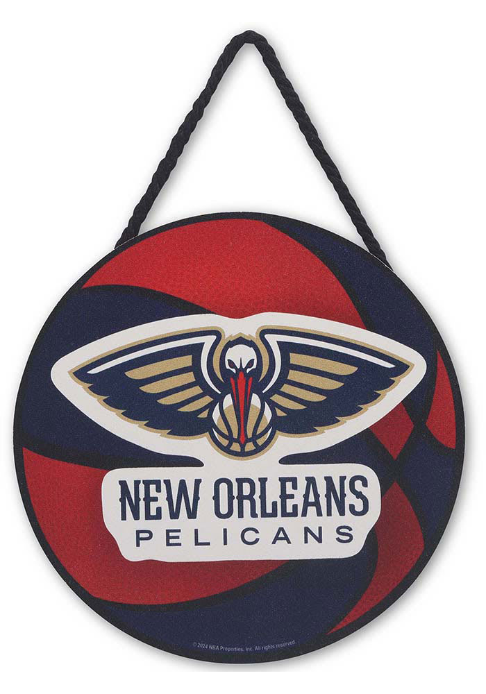 New Orleans Pelicans Circle Sign NAVY 6730533