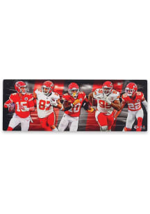 Kansas City Chiefs 22.75 X 8.13 Sign - Red