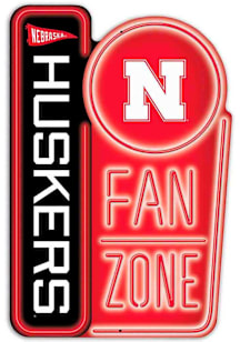 Nebraska Cornhuskers X-Metal Sign - Gold