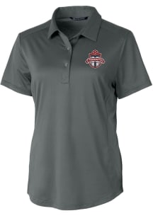 Cutter and Buck Toronto FC Womens Graphite Prospect Short Sleeve Polo Shirt