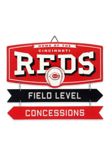 Cincinnati Reds Field Metal Sign