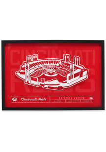 Cincinnati Reds Glass Stadium Framed Posters