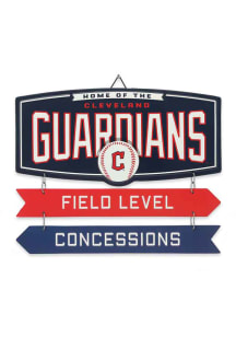 Cleveland Guardians Field Metal Sign