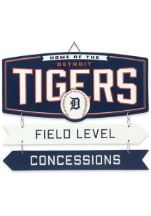 Detroit Tigers Field Metal Sign