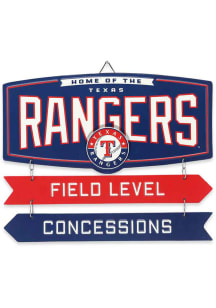 Texas Rangers Field Metal Sign