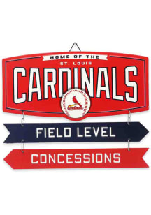 St Louis Cardinals Field Metal Sign