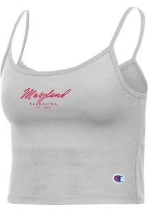 Womens Maryland Terrapins Silver Champion Cami Tank Top