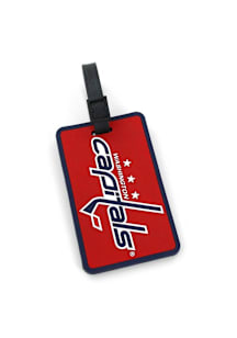 Washington Capitals Red Rubber Luggage Tag