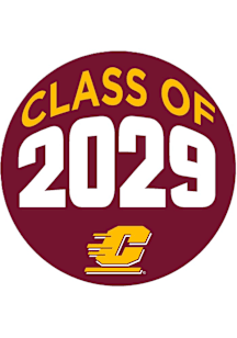 Central Michigan Chippewas 3" Class of 2029 Button - Maroon