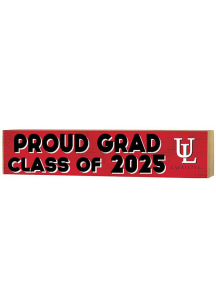 KH Sports Fan Louisiana Ragin' Cajuns Class of 2025 graduation graphic Sign - Red