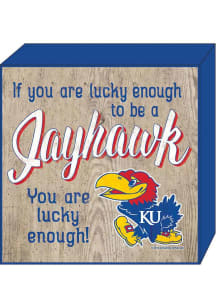 Kansas Jayhawks Lucky Enough Sign