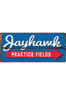 Kansas Jayhawks Practice Field Sign