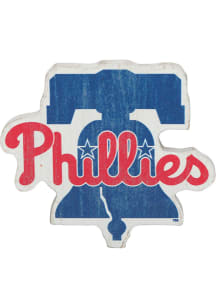 Philadelphia Phillies Logo Wood Magnet